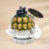  Giỏ Quà Kiwi Đám Tang Tông Trắng 