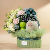  Giỏ Quà Trái Cây Và Hoa Ohara Hồng Tinh Tế 