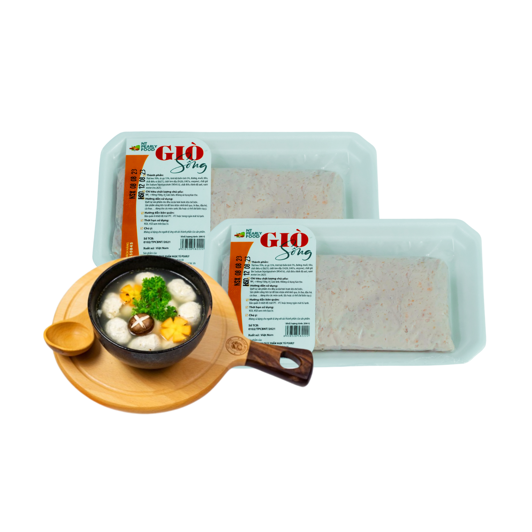  Giò sống Ngọc Tú 200 g (I0014449) 