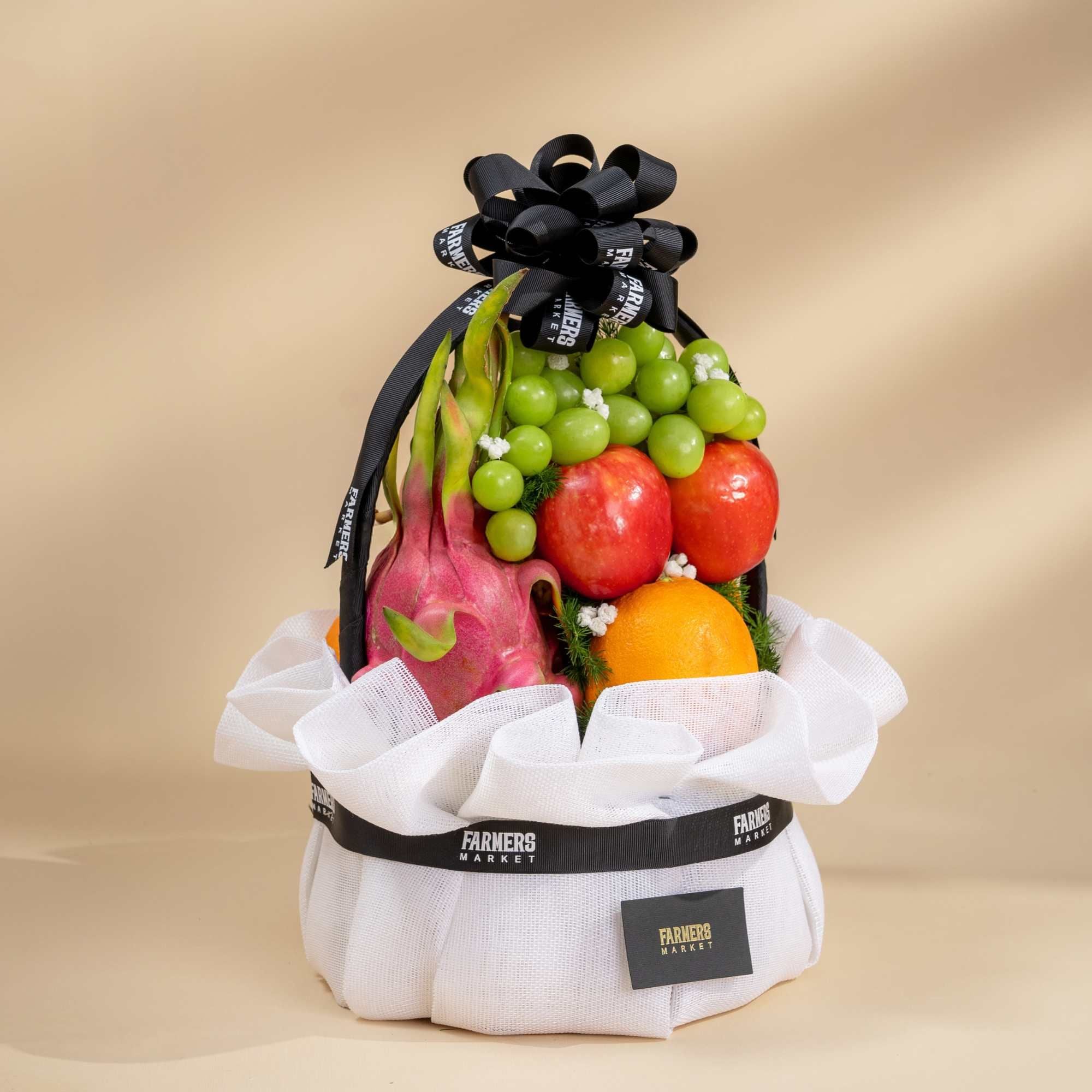  Giỏ Trái Cây Tươi Hỗn Hợp Tone Trắng Đen Tiêu Chuẩn 