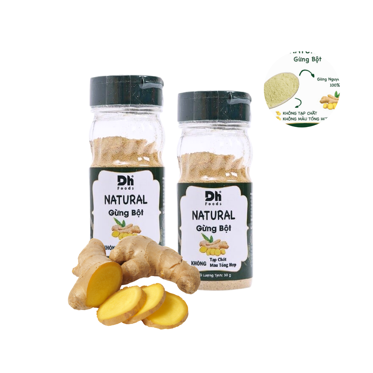  Gừng bột Natural DH Foods 30 g (I0001844) 