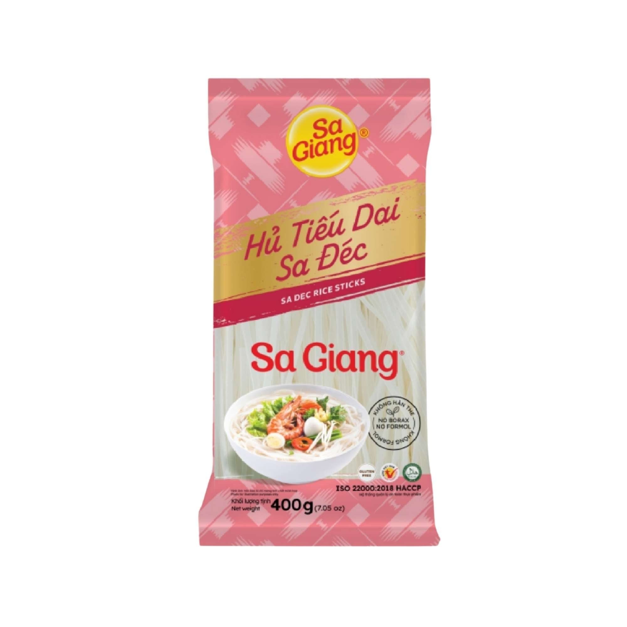  Hủ tiếu dai Sa Đéc Sa Giang túi 400 g 