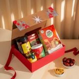  Hộp Quà Ăn Vặt Tone Vàng Đỏ Cơ Bản 