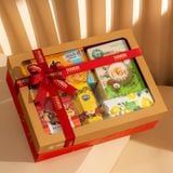  Hộp Quà Bánh Kẹo Và Hạt Tone Đỏ Cơ Bản 