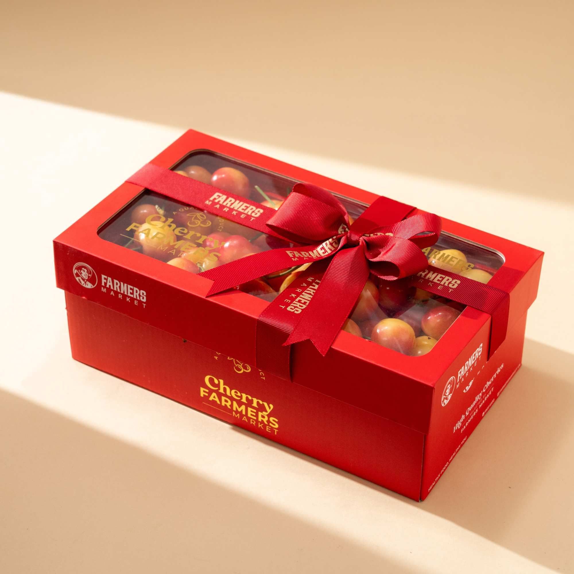  Hộp Quà Cherry Vàng Tone Đỏ Tiêu Chuẩn 