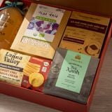  Hộp Quà Hữu Cơ Tone Đỏ Vàng Tiêu Chuẩn 