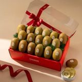 Hộp quà Kiwi vàng tone đỏ tinh tế 