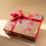  Hộp quà Trái Cây Các Loại Tone Vàng Cơ Bản 