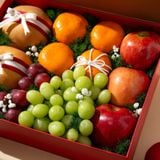  Hộp quà Trái Cây Các Loại Tone Vàng Cơ Bản 