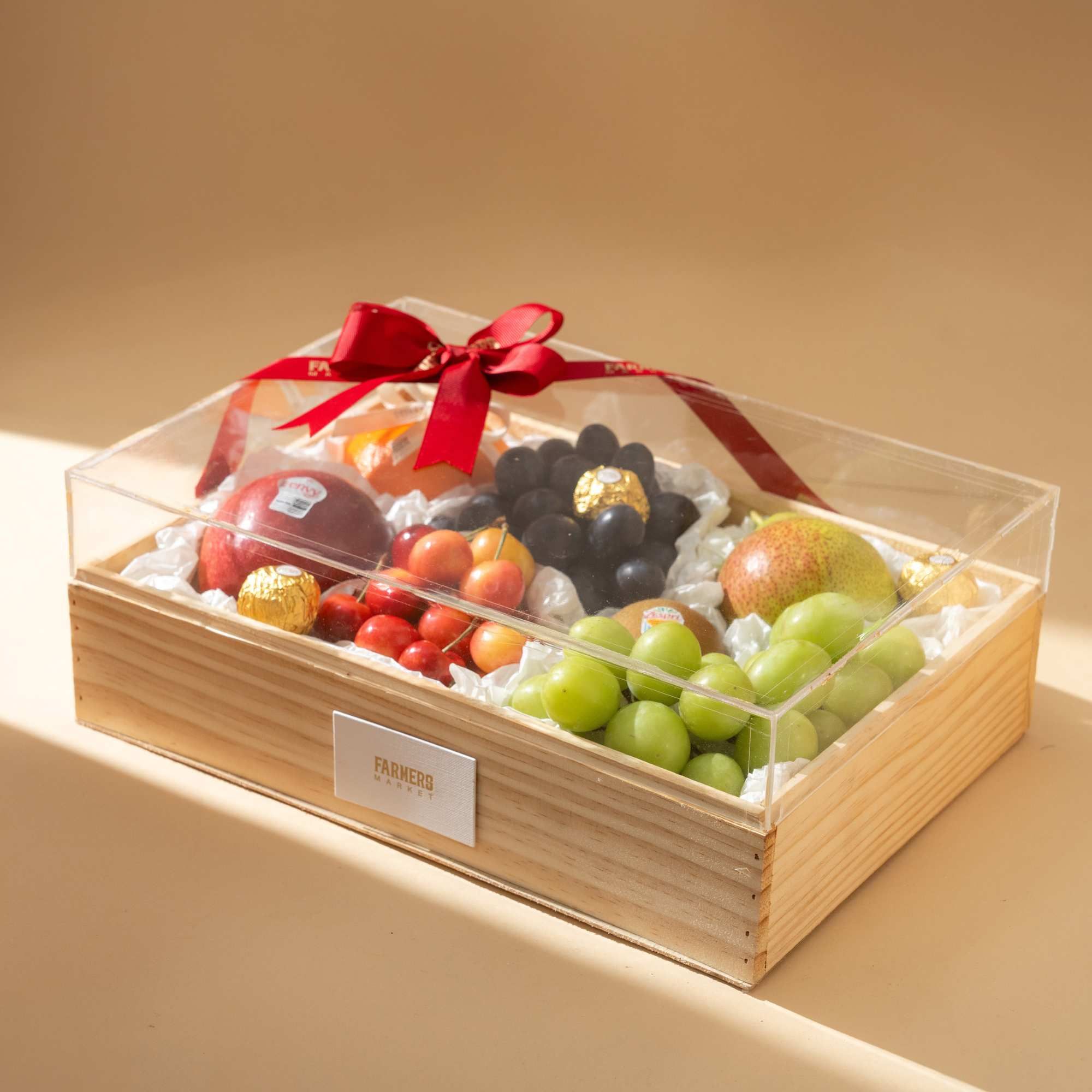  Hộp Quà Trái Cây Hỗn Hợp Và Socola Thanh Lịch 