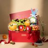 Hộp Quà Trái Cây Tươi Tone Đỏ Sang Trọng tại Farmers Market