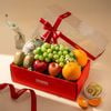 Hộp Quà Trái Cây Tươi Tone Đỏ Tiêu Chuẩn tại Farmers Market