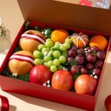  Hộp Quà Trái Cây Tươi Tone Vàng Cơ Bản 