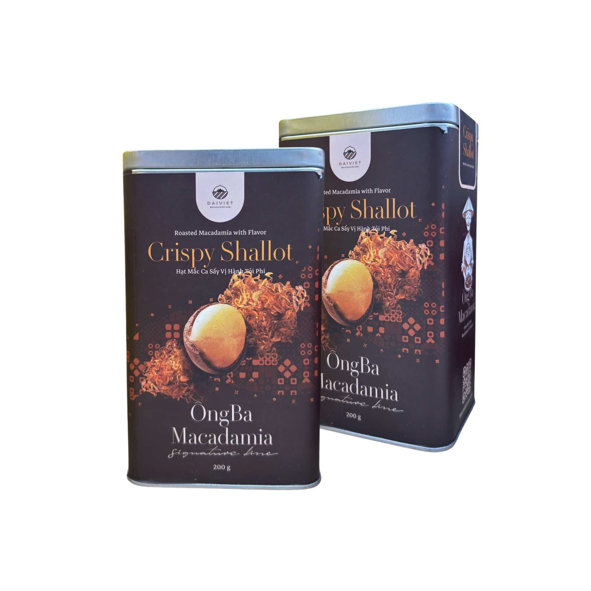  Hạt Macca Ông Ba rang hành tỏi phi 200g 