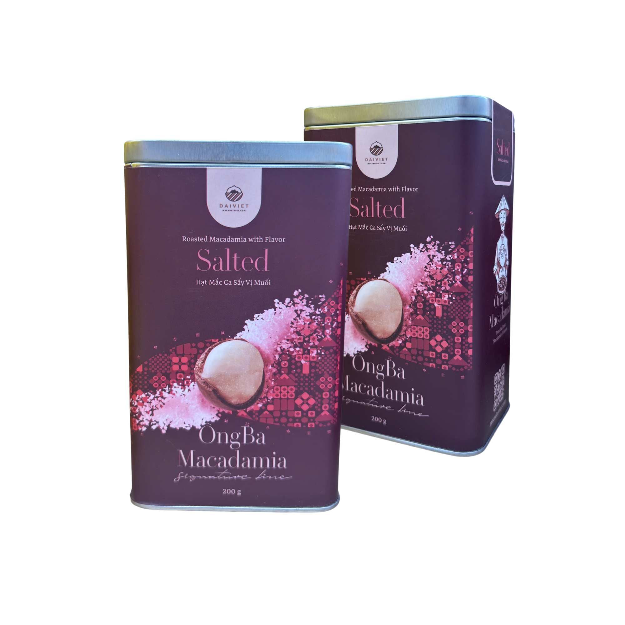  Hạt Macca Ông Ba rang tẩm muối 200g 