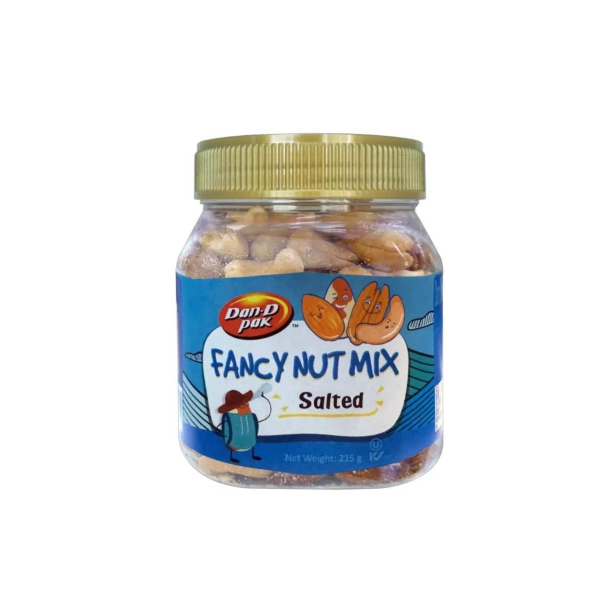  Hạt thập cẩm Dan.D.Pak fancy có muối hũ 215 g 