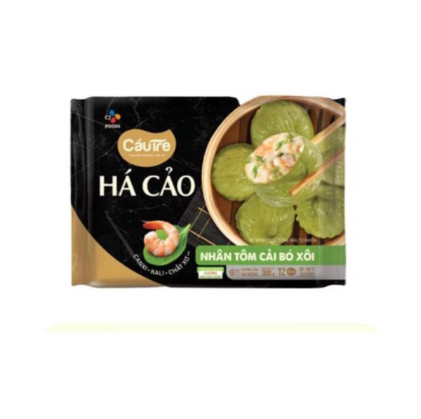 Há cảo nhân tôm cải bó xôi Cầu Tre 300 g (I0008194)