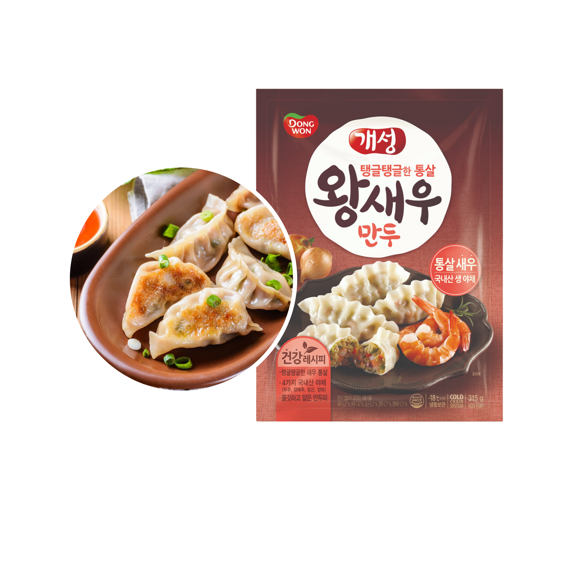  [Đông lạnh] Há cảo Shrimp Dumpling DongWon 315 g 