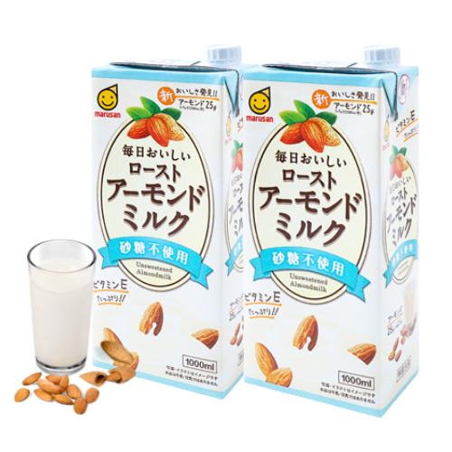 Sữa hạnh nhân không đường Nhật Bản Marusan 1 lít (I0004145)