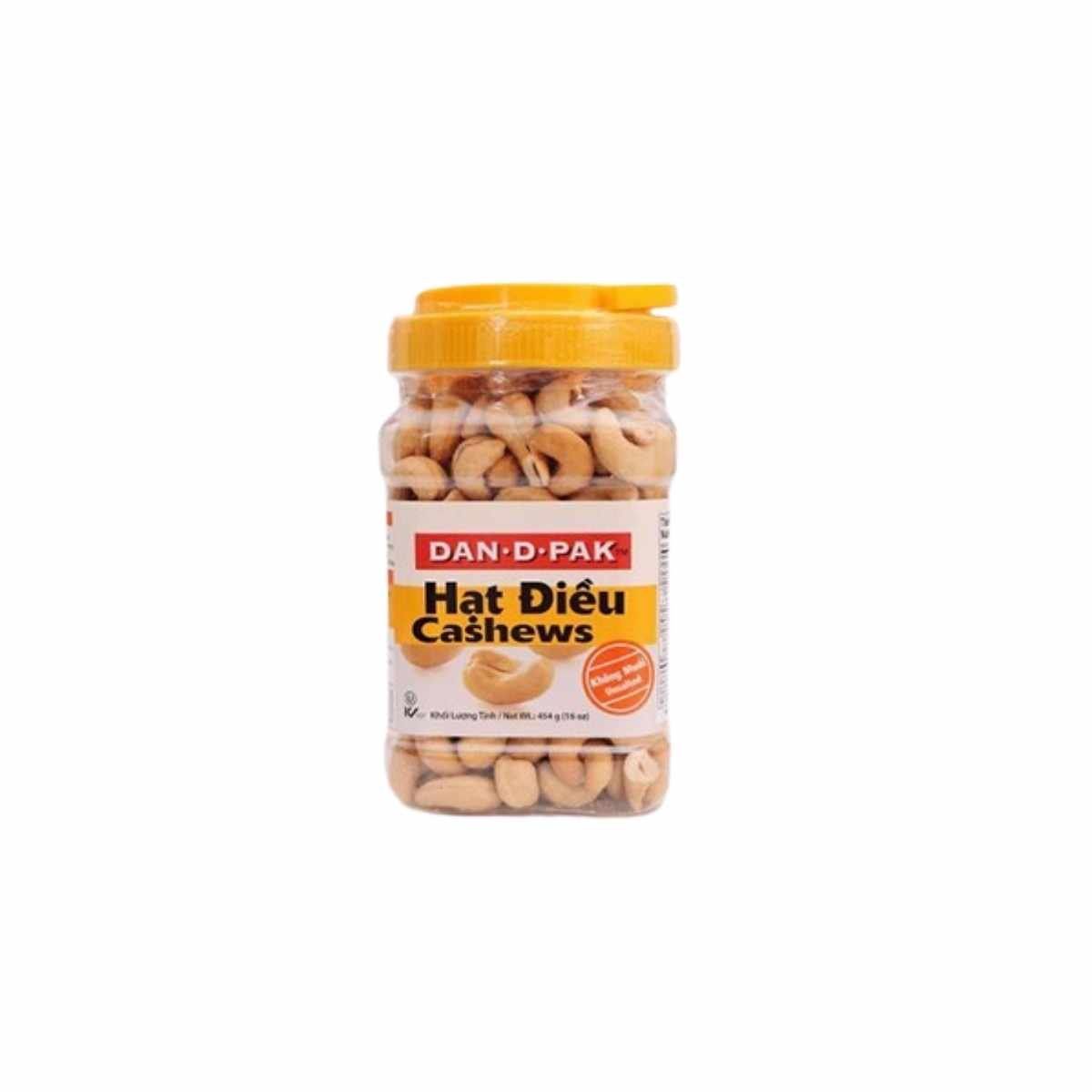  Hạt điều Dan.D.Pak không muối hũ 250 g 