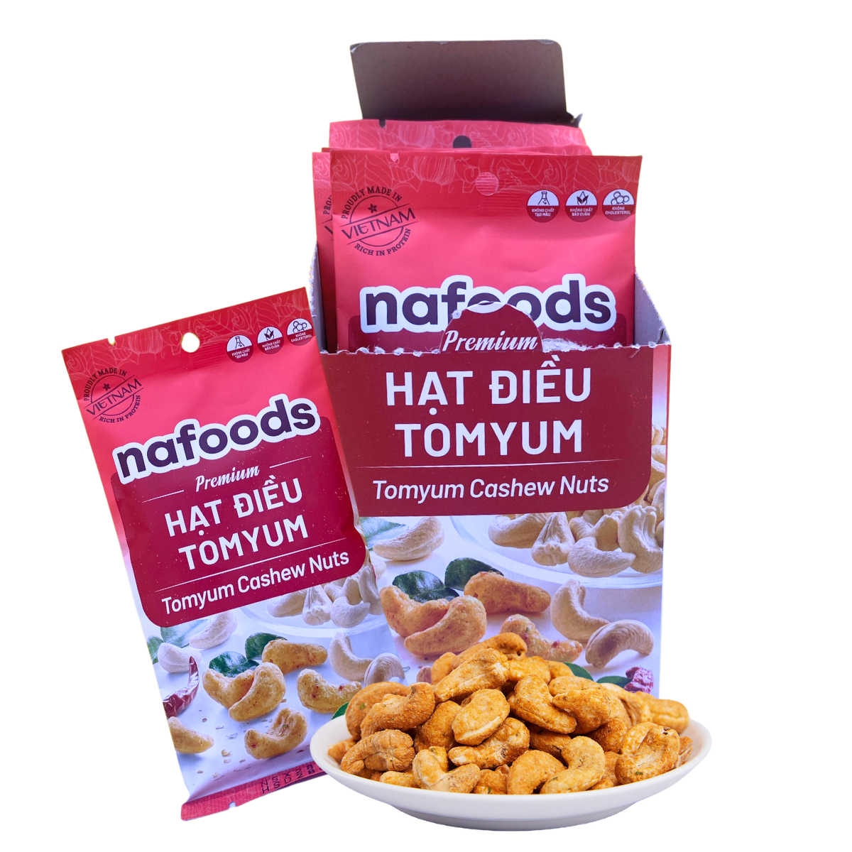  Hạt điều vị Tomyum Nafoods 30 g 