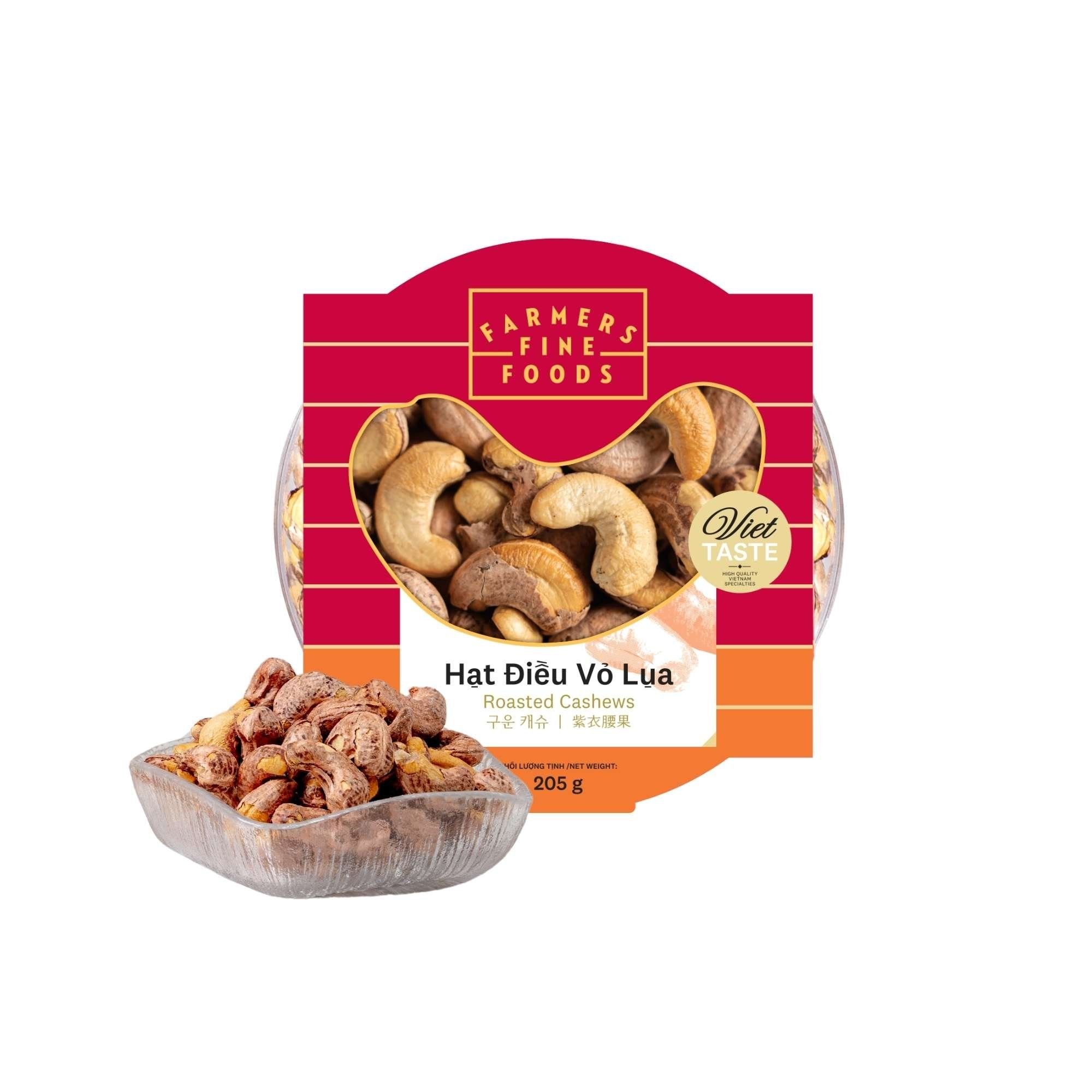  Hạt điều vỏ lụa Farmers Fine Foods 205 g 