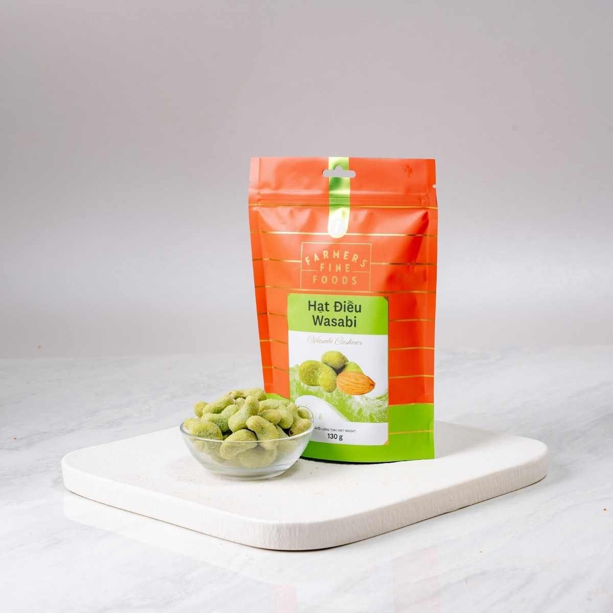  Hạt điều wasabi Farmers Fine Foods 130 g 