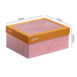  Hộp Quà Trái Cây Tone Hồng Hoạ Tiết Tiêu Chuẩn 