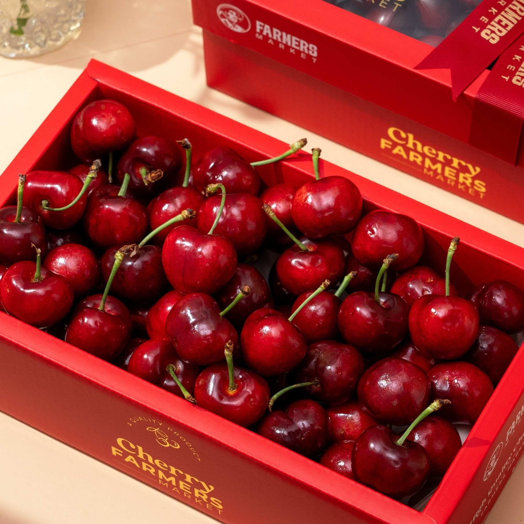 Hộp Quà Cherry Đỏ Tone Đỏ Cơ Bản 