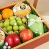 Hộp Quà Trái Cây Các Loại Tone Đỏ Hoạ Tiết Tiêu Chuẩn tại Farmers Market