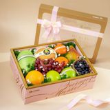  Hộp Quà Trái Cây Các Loại Tone Hồng Hoạ Tiết Tiêu Chuẩn 