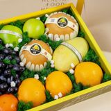  Hộp Quà Trái Cây Các Loại Tone Xanh Lá Tinh Tế 