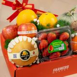  Hộp Quà Trái Cây Hỗn Hợp Tone Đỏ Tiêu Chuẩn 