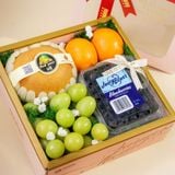  Hộp Quà Trái Cây Hỗn Hợp Tone Hồng Cơ Bản 