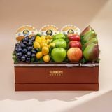  Hộp Quà Trái Cây Hỗn Hợp Tone Nâu Thanh Lịch 