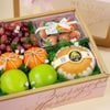 Hộp Quà Trái Cây Tone Hồng Hoạ Tiết Tiêu Chuẩn tại Farmers Market