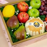  Hộp Quà Trái Cây Tươi Các Loại Tone Hồng Hoạ Tiết Tiêu Chuẩn 