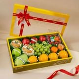  Hộp Quà Trái Cây Tươi Các Loại Tone Xanh Lá Thanh Lịch 