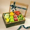 Hộp Quà Trái Cây Tươi Hỗn Hợp Tone Xanh Lá Hoạ Tiết Tiêu Chuẩn tại Farmers Market