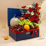  Hộp Quà Trái Cây Và Hoa Ecuador Đỏ Cao Cấp 