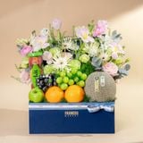  Hộp Quà Trái Cây Và Hoa Tulip Hồng Cao Cấp 