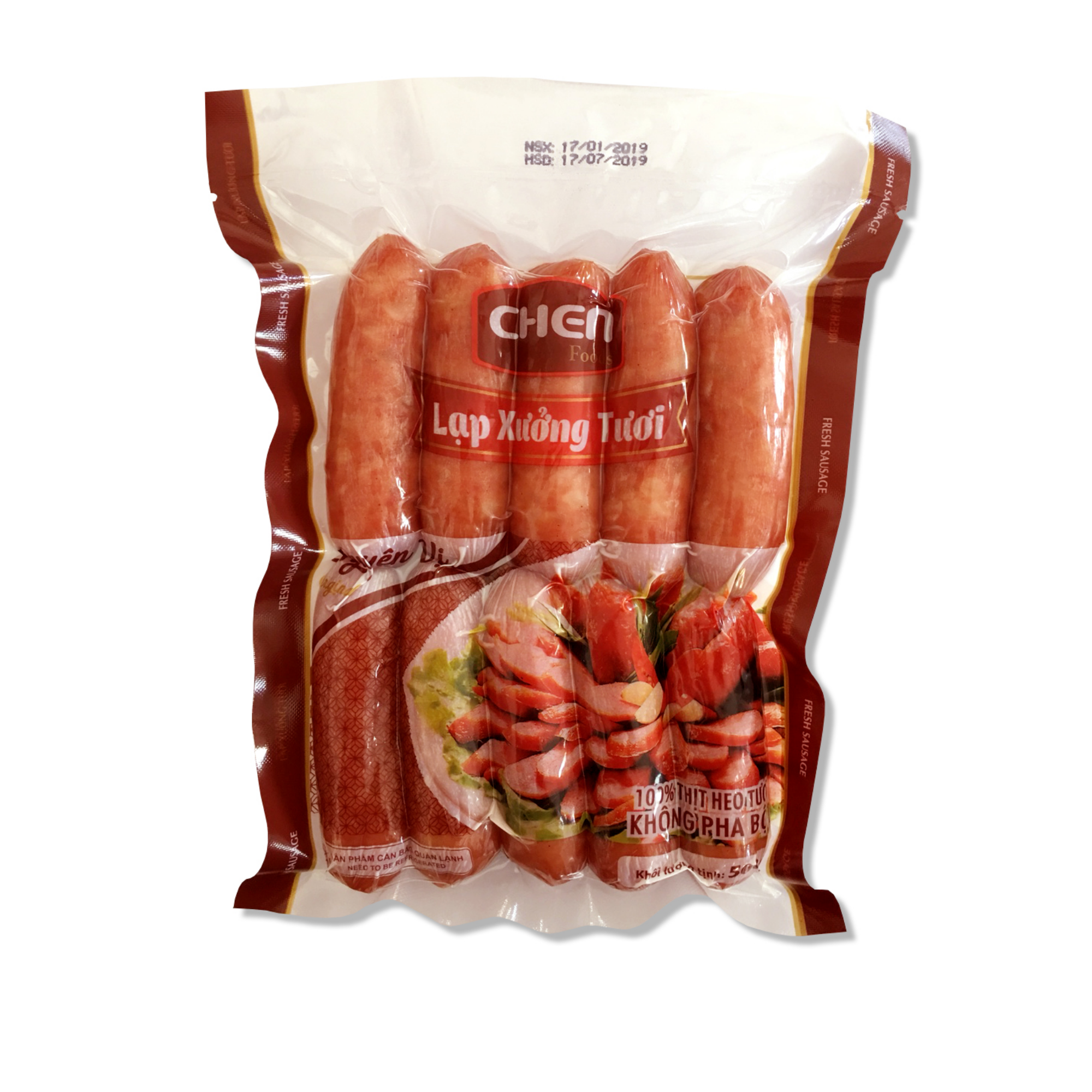  Lạp xưởng tươi Chenlin 500 g (I0004418) 