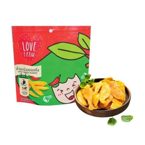  Xoài sấy cay Love Farm 30g 
