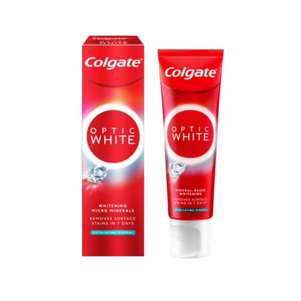 Kem đánh răng Colgate Optic White Exfoliating Mineral