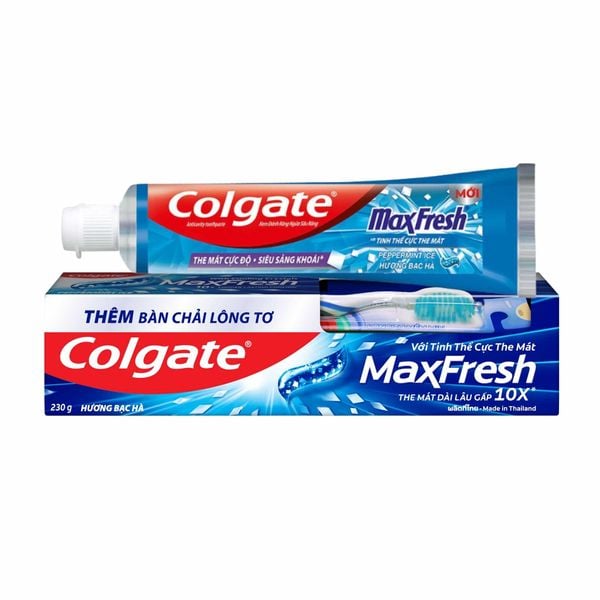 Kem đánh răng Colgate Maxfresh bạc hà