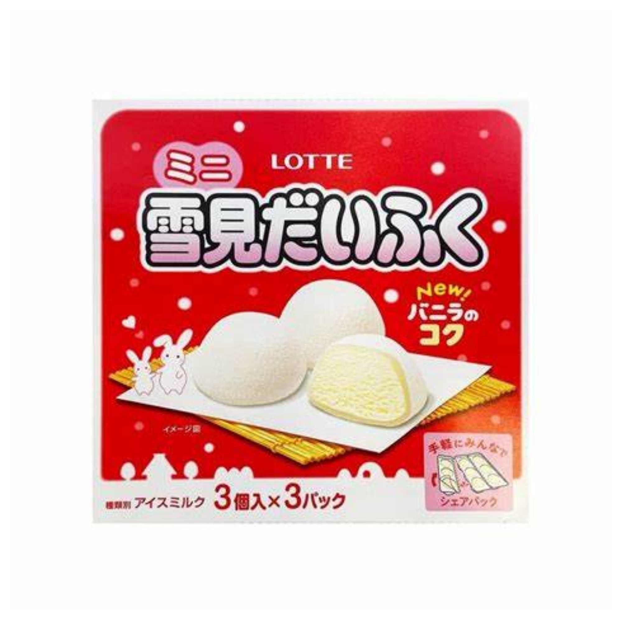  Kem Mini Yukimi Daifuku Lotte 270 ml 