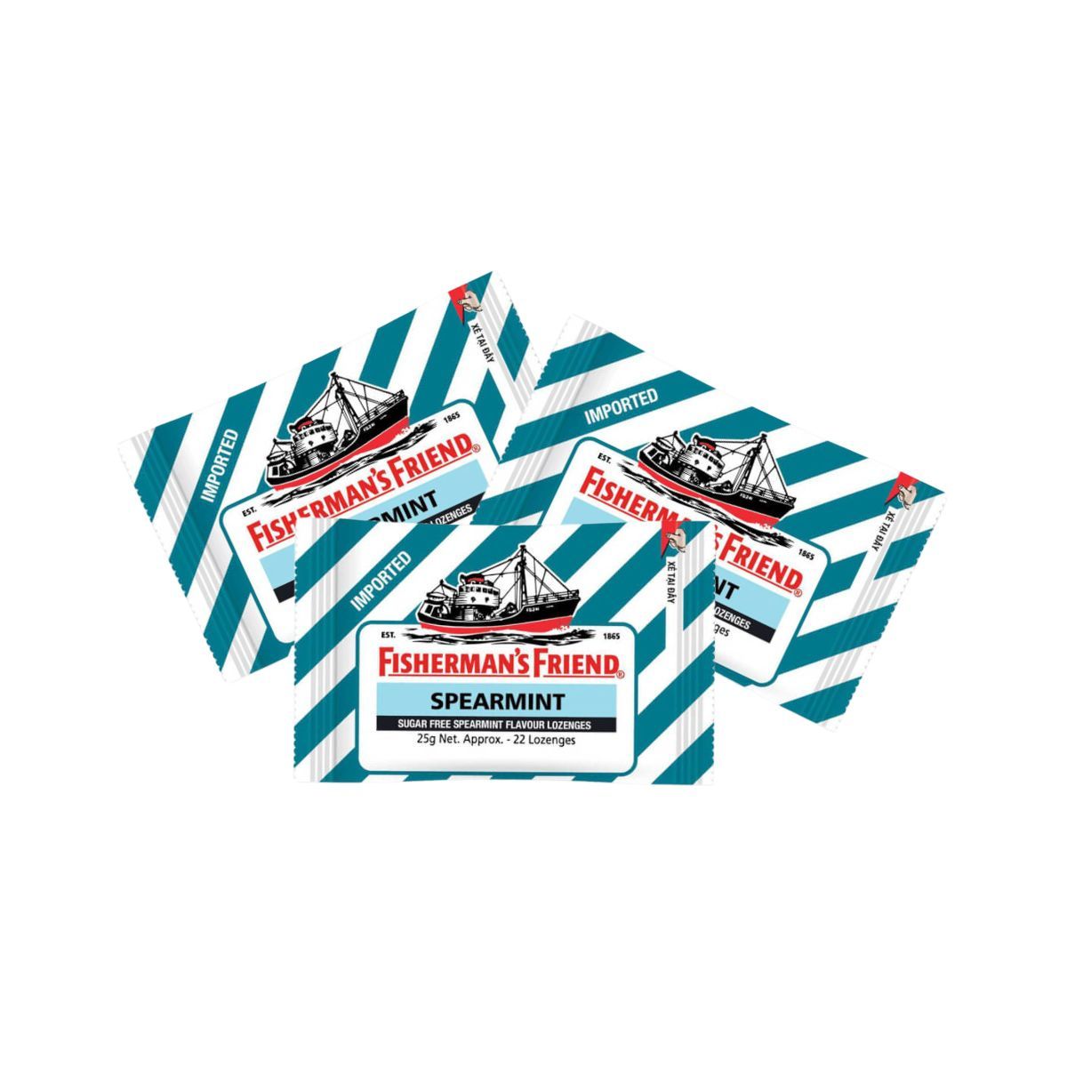  Kẹo cay con tàu spearmint 25 g (I0010650) 