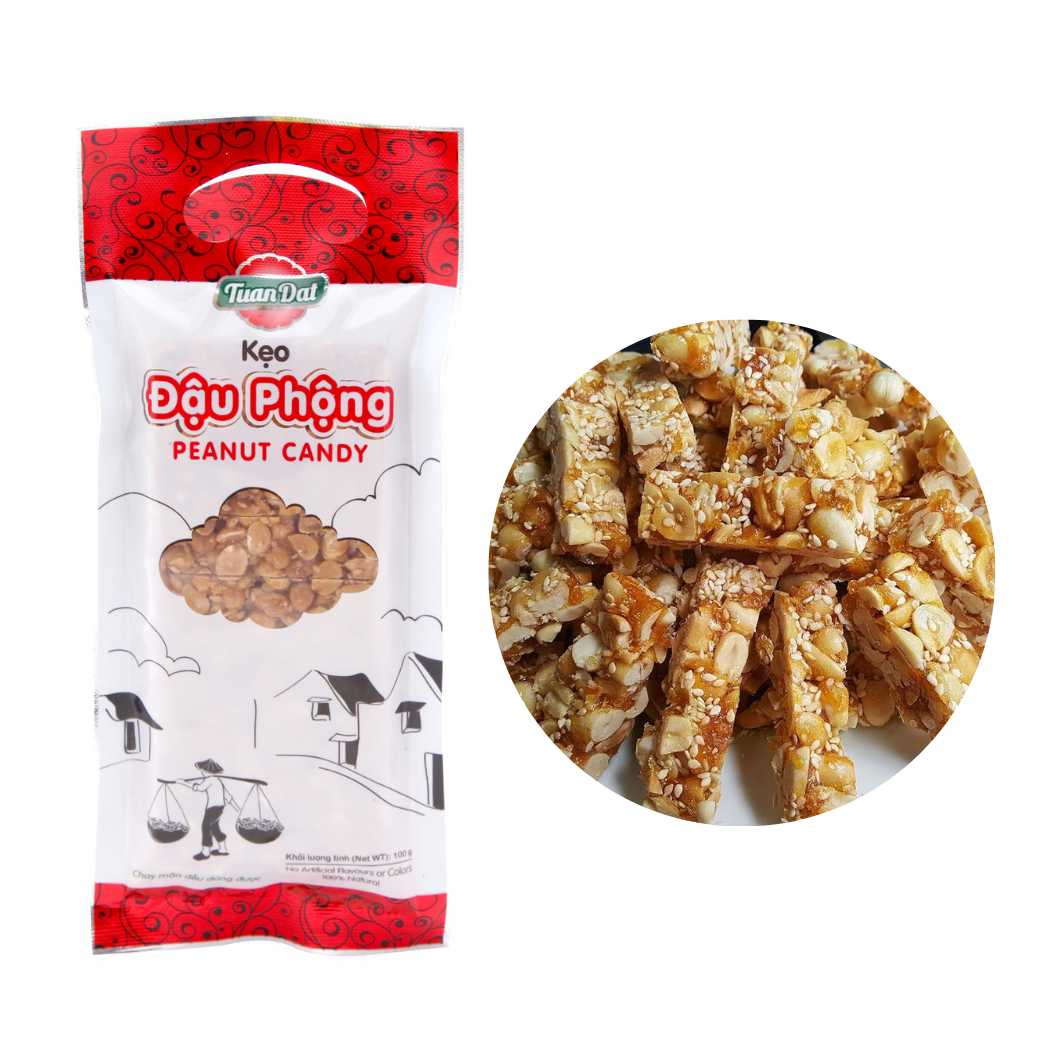  Kẹo Đậu phộng Tuấn Đạt - Túi 100G (I0016721) 