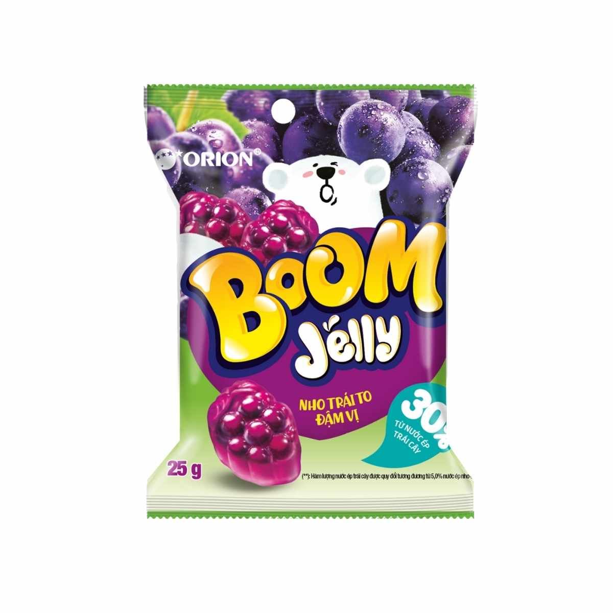 Kẹo dẻo Boom Nho gói 52,5 g 