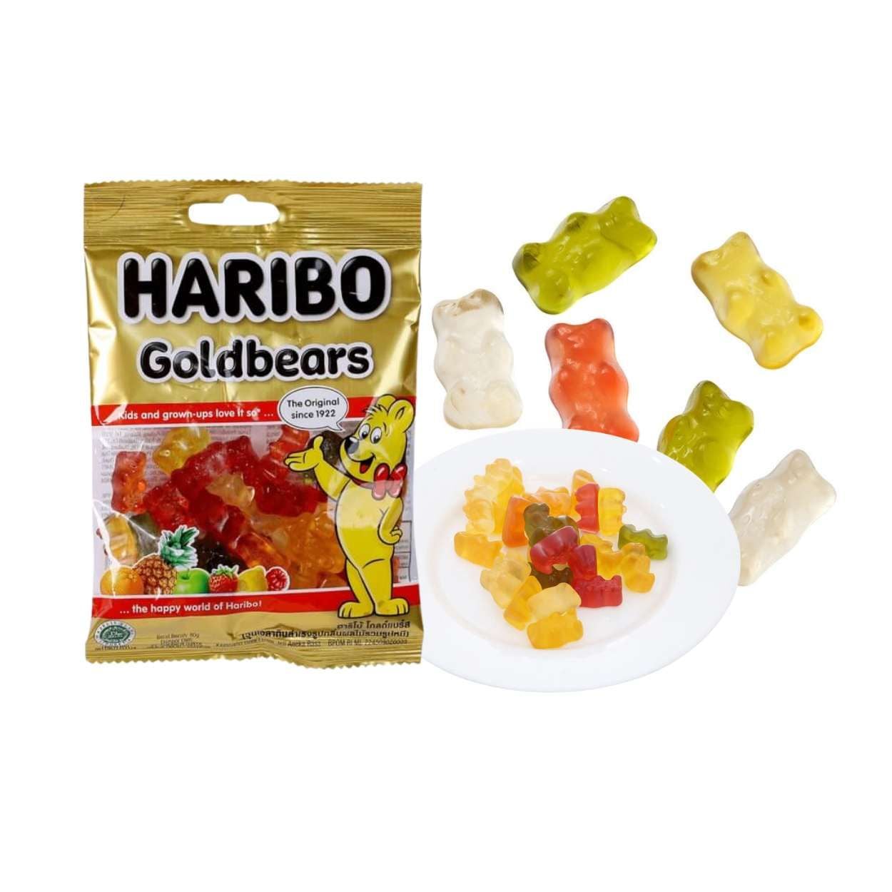  Kẹo dẻo Haribo Goldbears Summer Edition 80G (I0020679) 